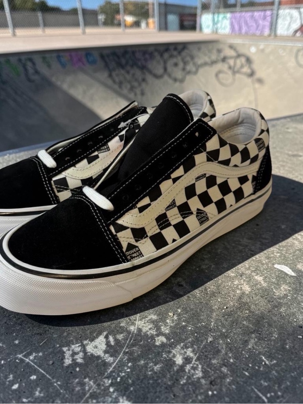 Vans Dover Street Market Checkerboard Old Skool Sneakers